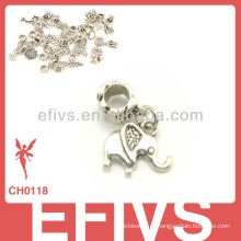 2013 Новый Модный слон очаровывает 925 серебряных подвесок прелести